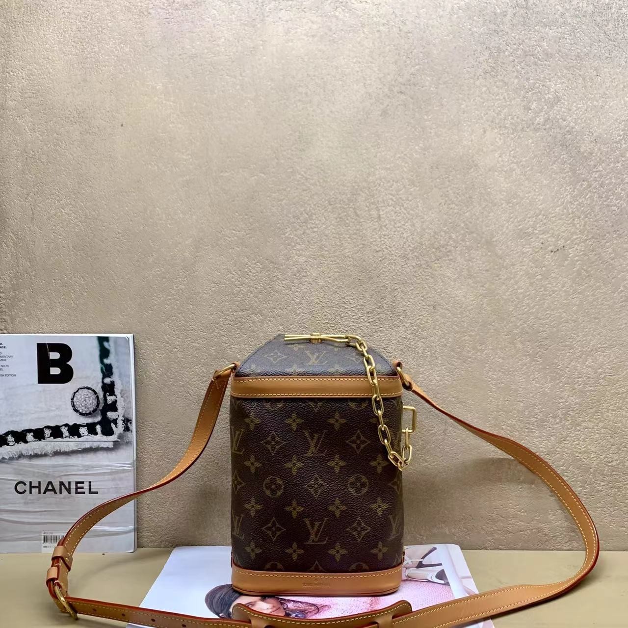 95新 LouisVuitton/路易威登 壹臻/老花牛奶盒子包 28992596