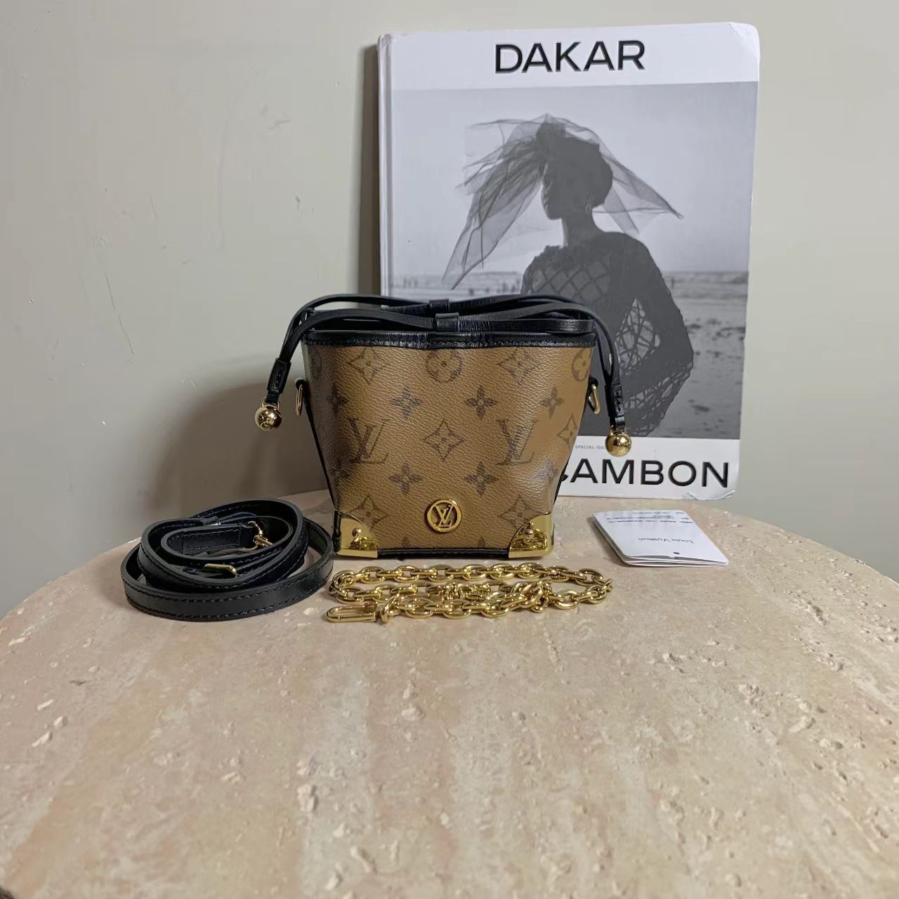 99新 LouisVuitton/路易威登 壹臻/焦糖色新款烧麦包44396656