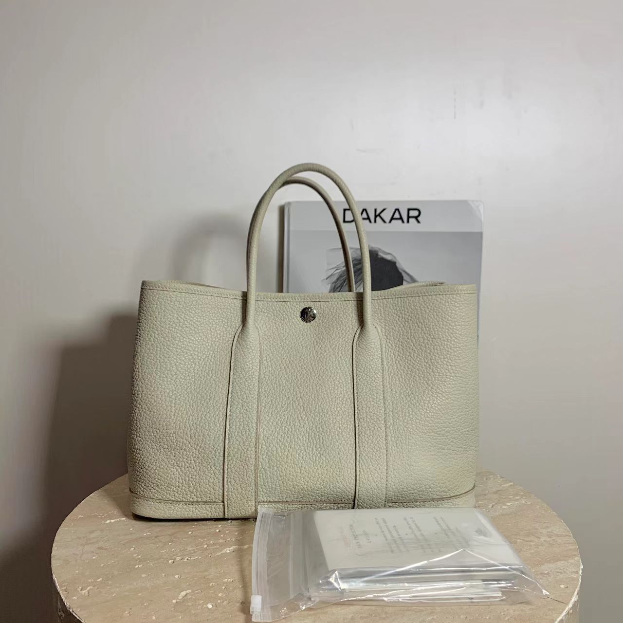 99新 Hermes/爱马仕 壹臻/冰川白银扣花园30 Z刻 72409267
