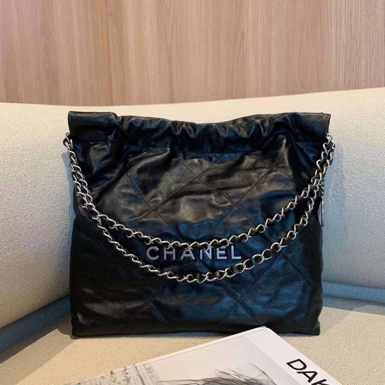 99新 Chanel/香奈儿 壹臻/Chanel22B黑银22bag小号 31518464留款