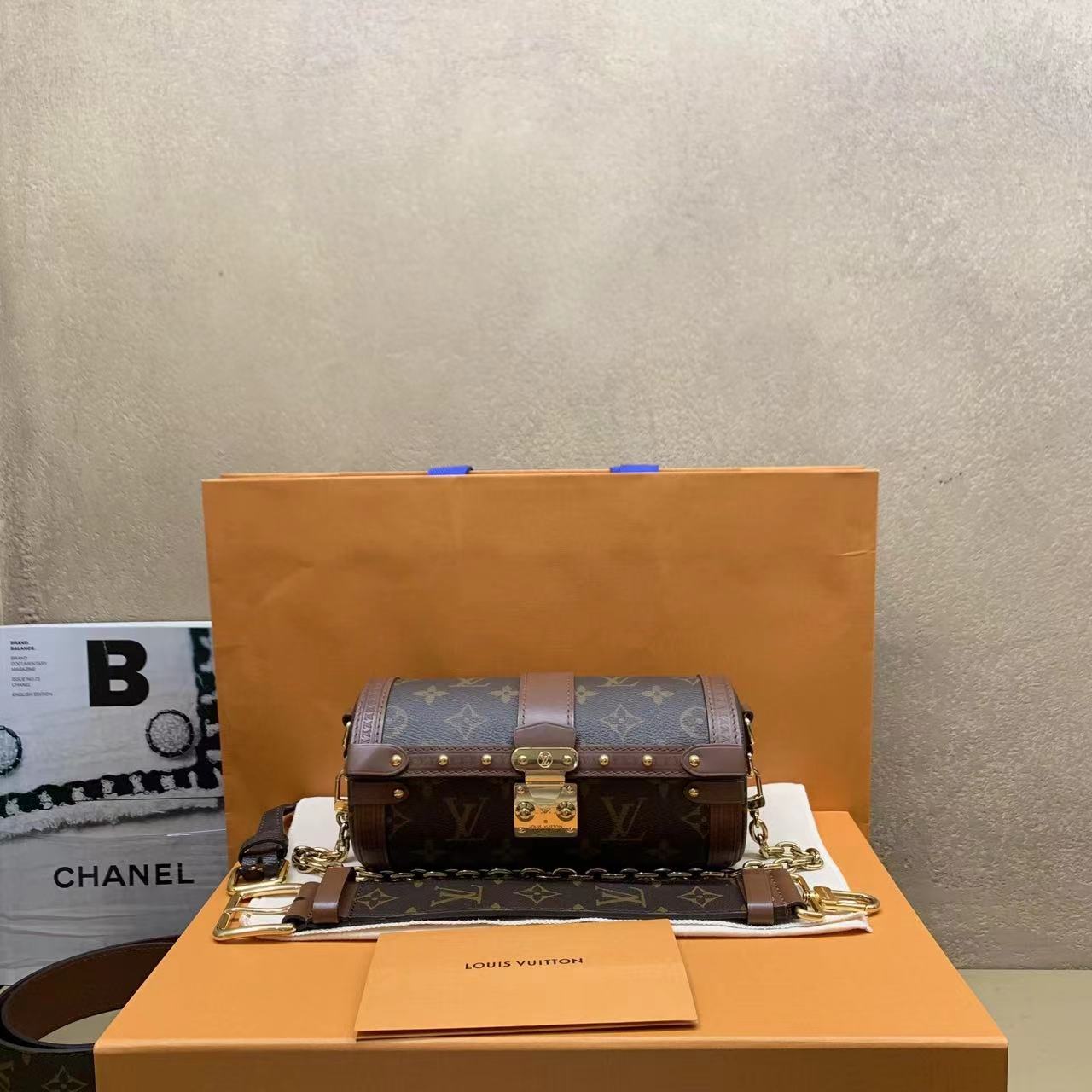 95新  壹臻中古/LV 老花巴比龙包 芯片款 /80105661