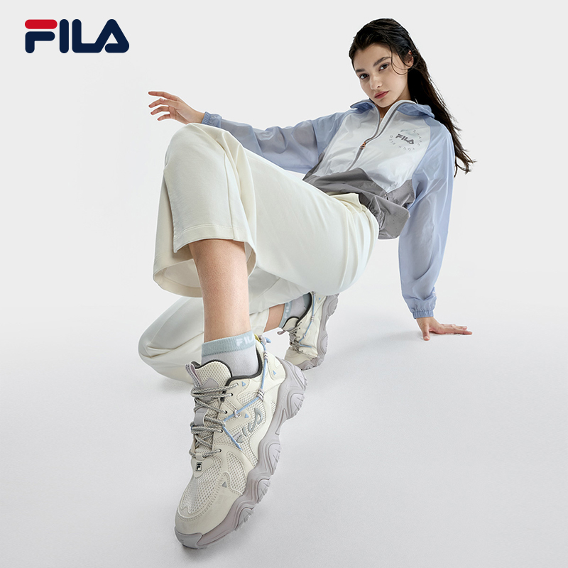 Fila/斐乐情侣猫爪4户外时尚复古老爹鞋轻便百搭情侣F12W332113F 