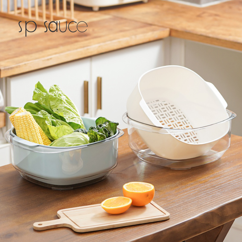 【捡漏】SPsauce多功能沥水篮白色小号