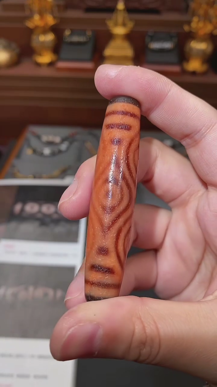 【闪购商品】玛瑙/玉髓颈饰未镶嵌Q22648多样性龙六单珠