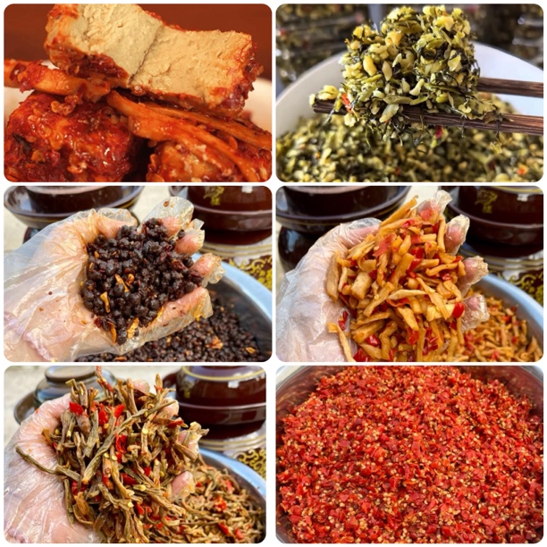 农家坛子豆豉.豆腐乳.盐菜等