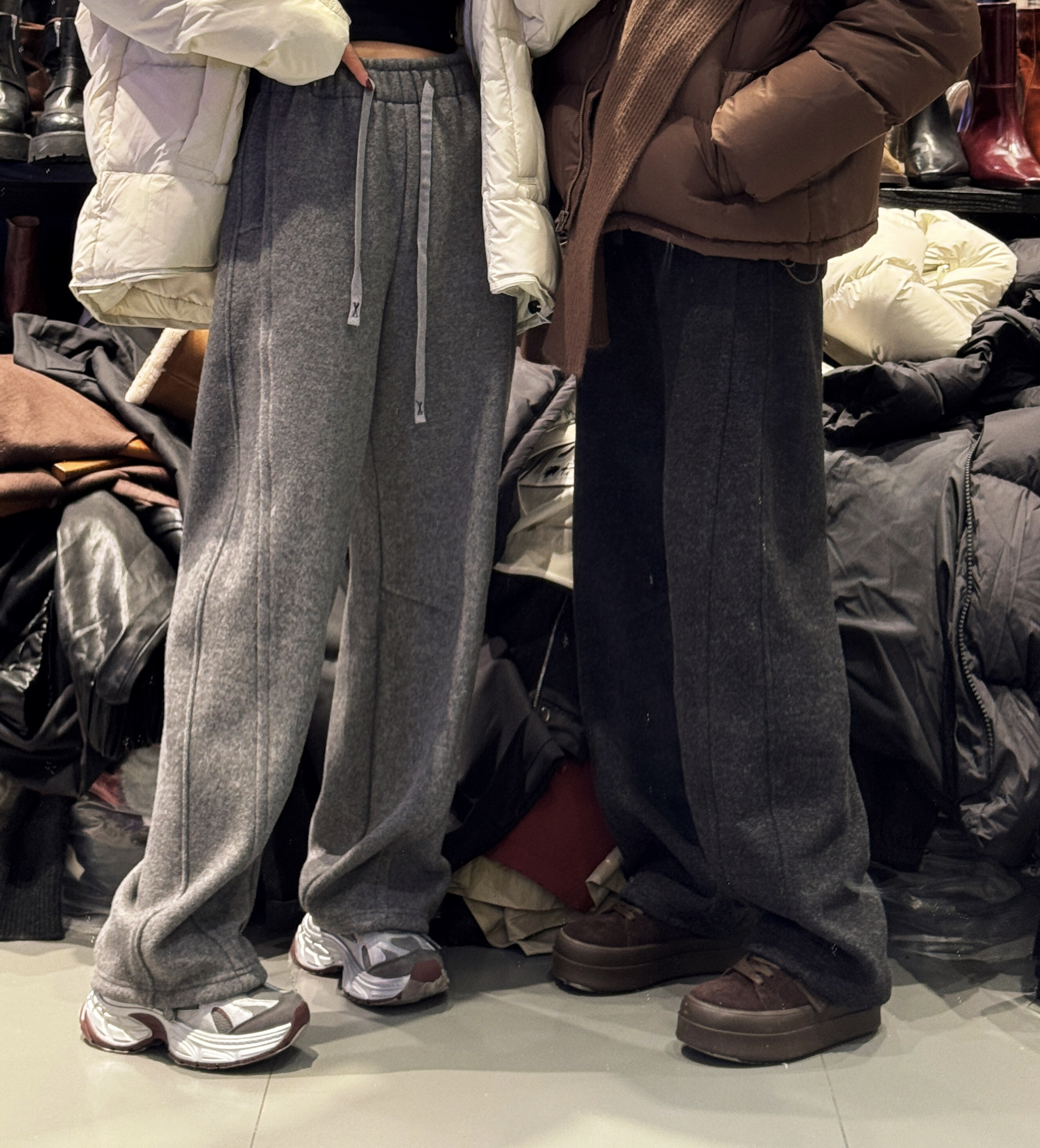 时尚百搭时髦直筒裤收脚裤DD