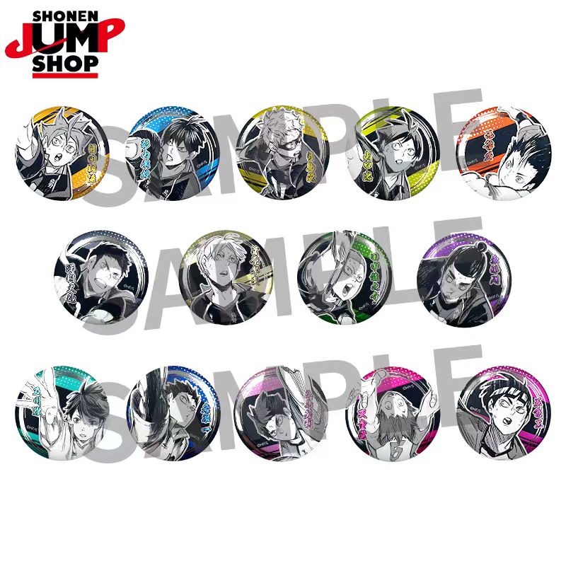 【排球少年】SJ浮雕风第一第二弹吧唧 徽章 盲盒 代拆