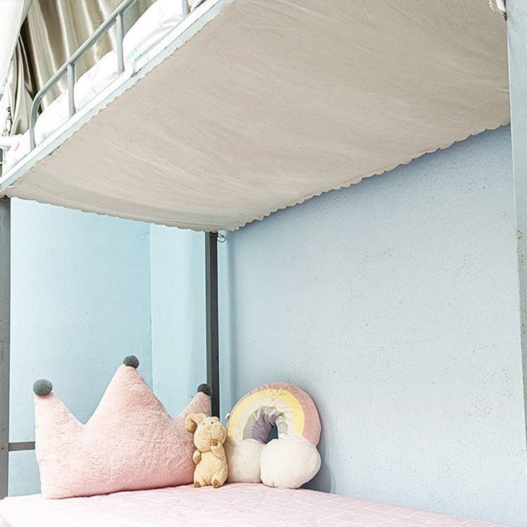 下铺防尘顶粘贴式 宿舍床帘顶魔术贴下床遮光顶 家用子母床挡灰布