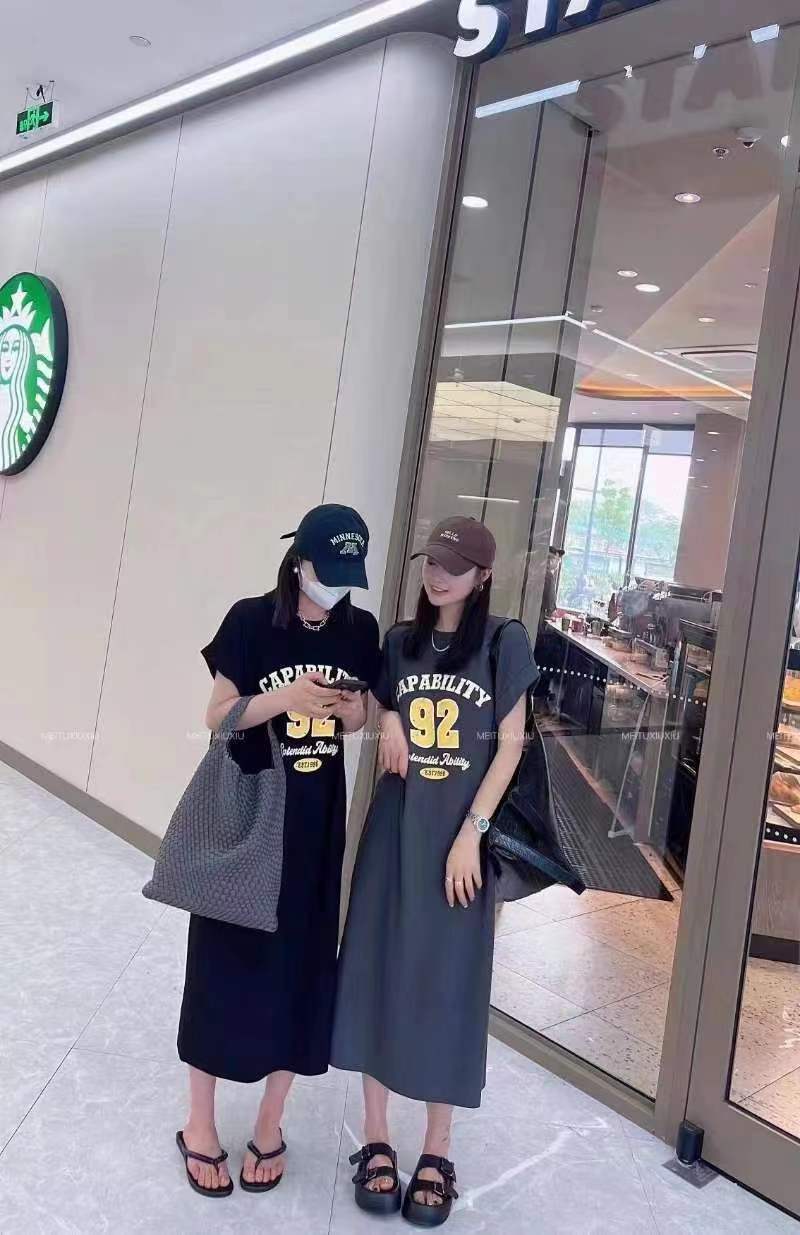 2023 夏款街头街头简约风 T裙
