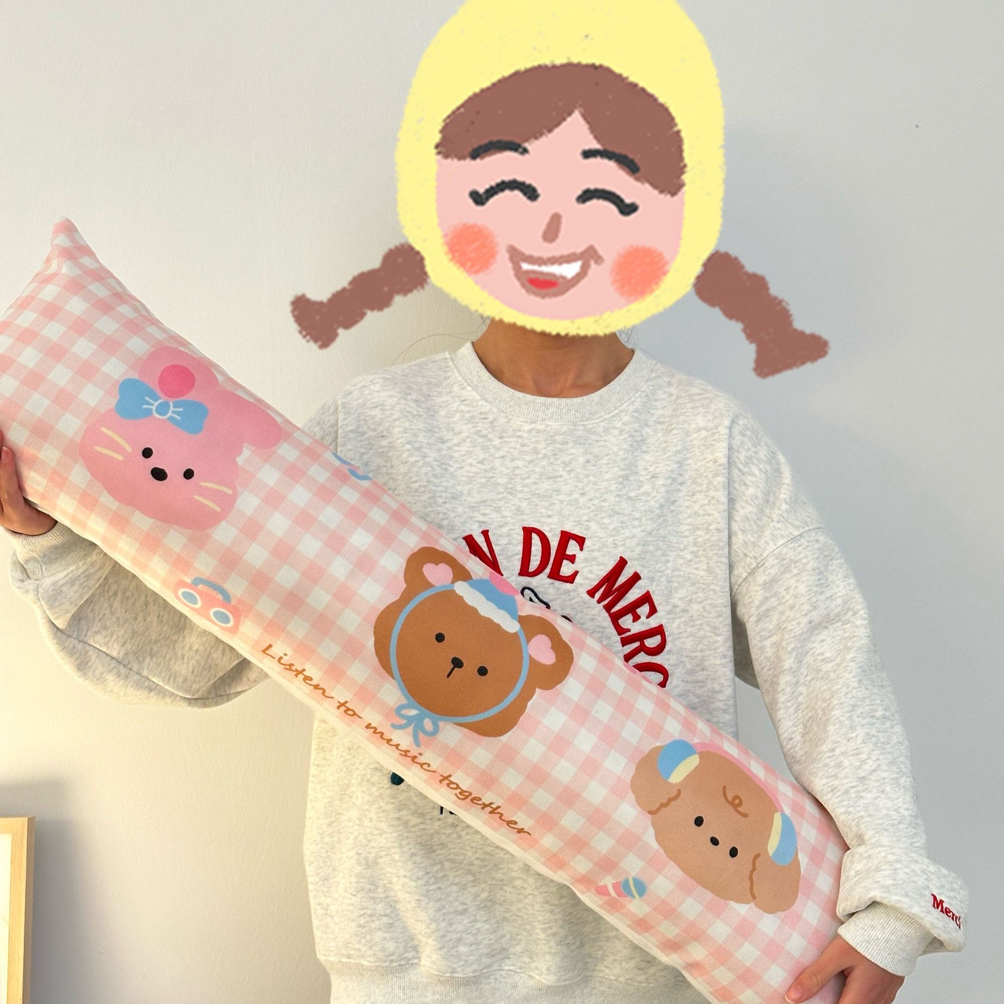 卡通长抱枕-福利大抱枕88cm