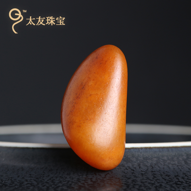 太友和田玉天然文玩珠宝吊坠挂件3.3g|21*12*7mm