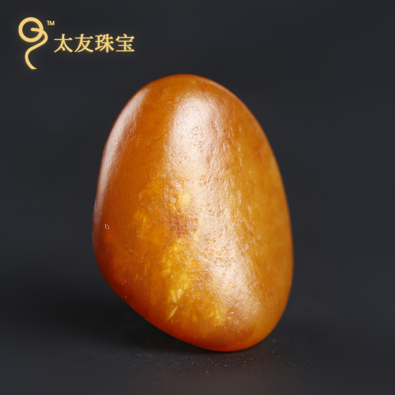 太友和田玉天然戒面玉石古玩3.72g