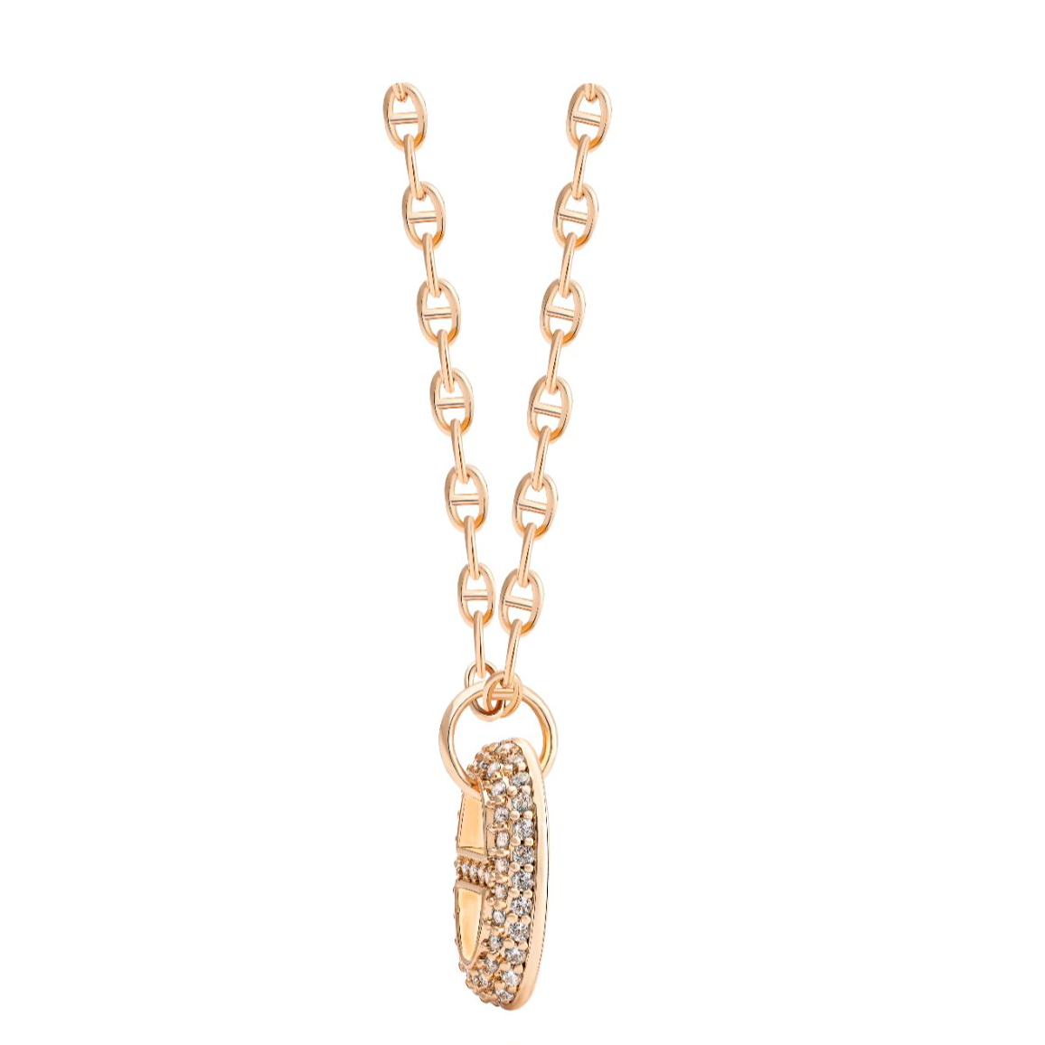 FXM/梓珊 合金项链 洁哥 猪鼻子镶嵌项链  ZH-B216