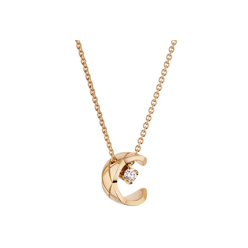 链子925银合成锆石 FXM/梓珊 水冰月项链 ZH-B26/B429