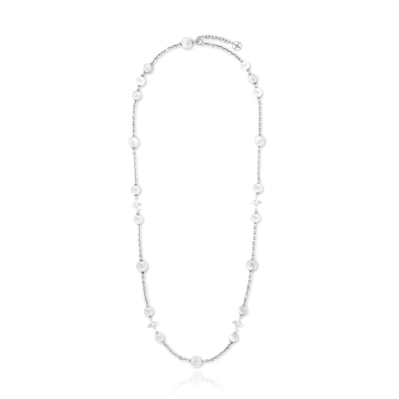 FXM/梓珊 链子925银合成锆石 老花光芒长项链  ZF-B297