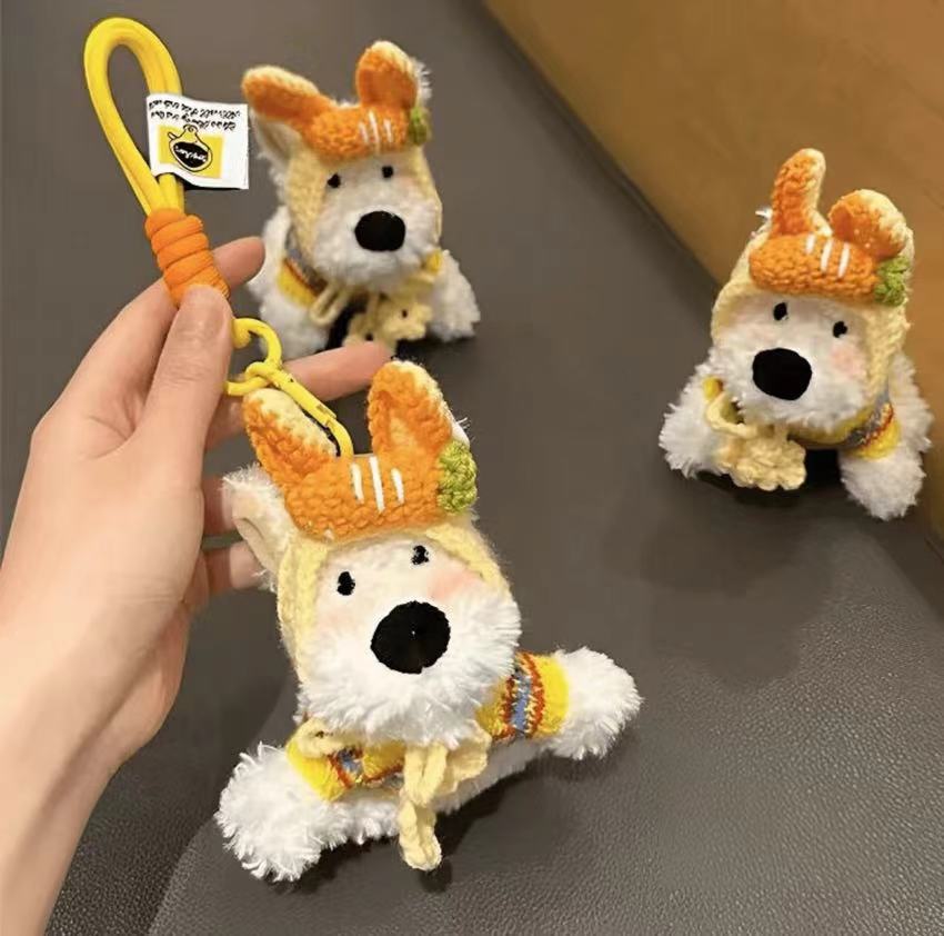 001-100【挂件合集】小熊挂件配饰车载玩偶可爱毛绒玩具女生后视镜