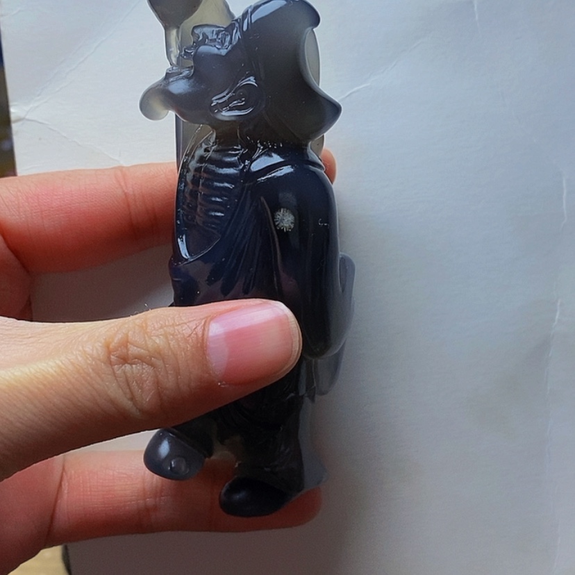 【闪购商品】玛瑙/玉髓手把件未镶嵌漫**雪