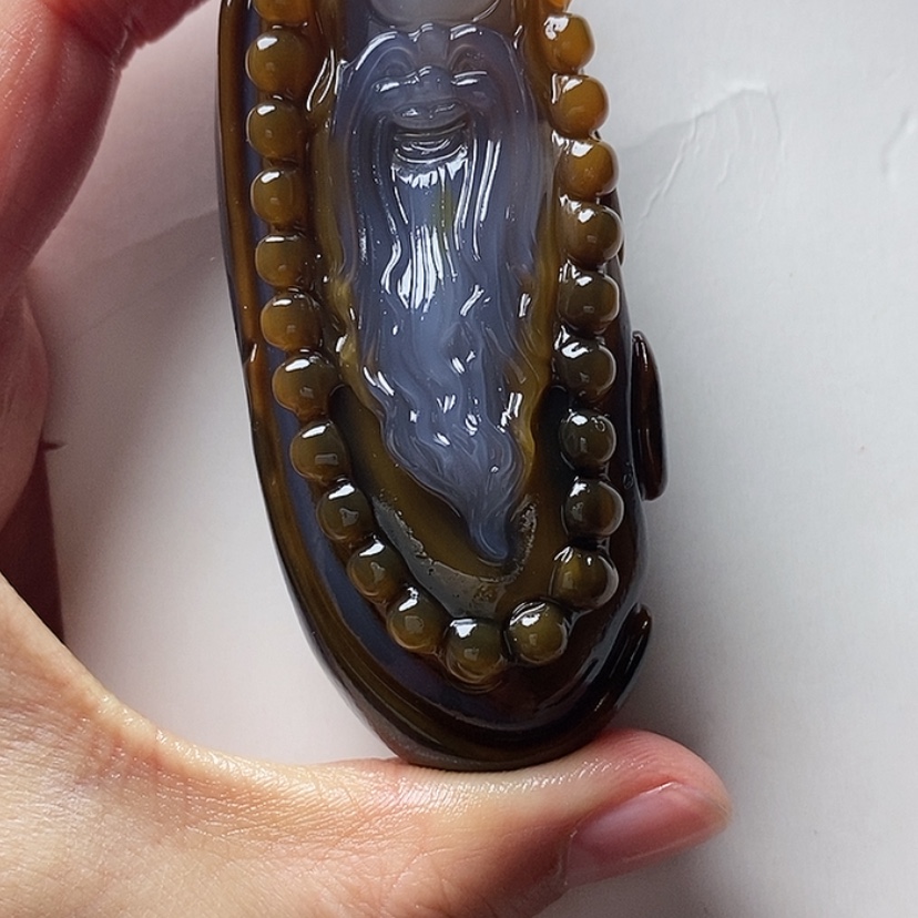 【闪购商品】玛瑙/玉髓手把件未镶嵌徐