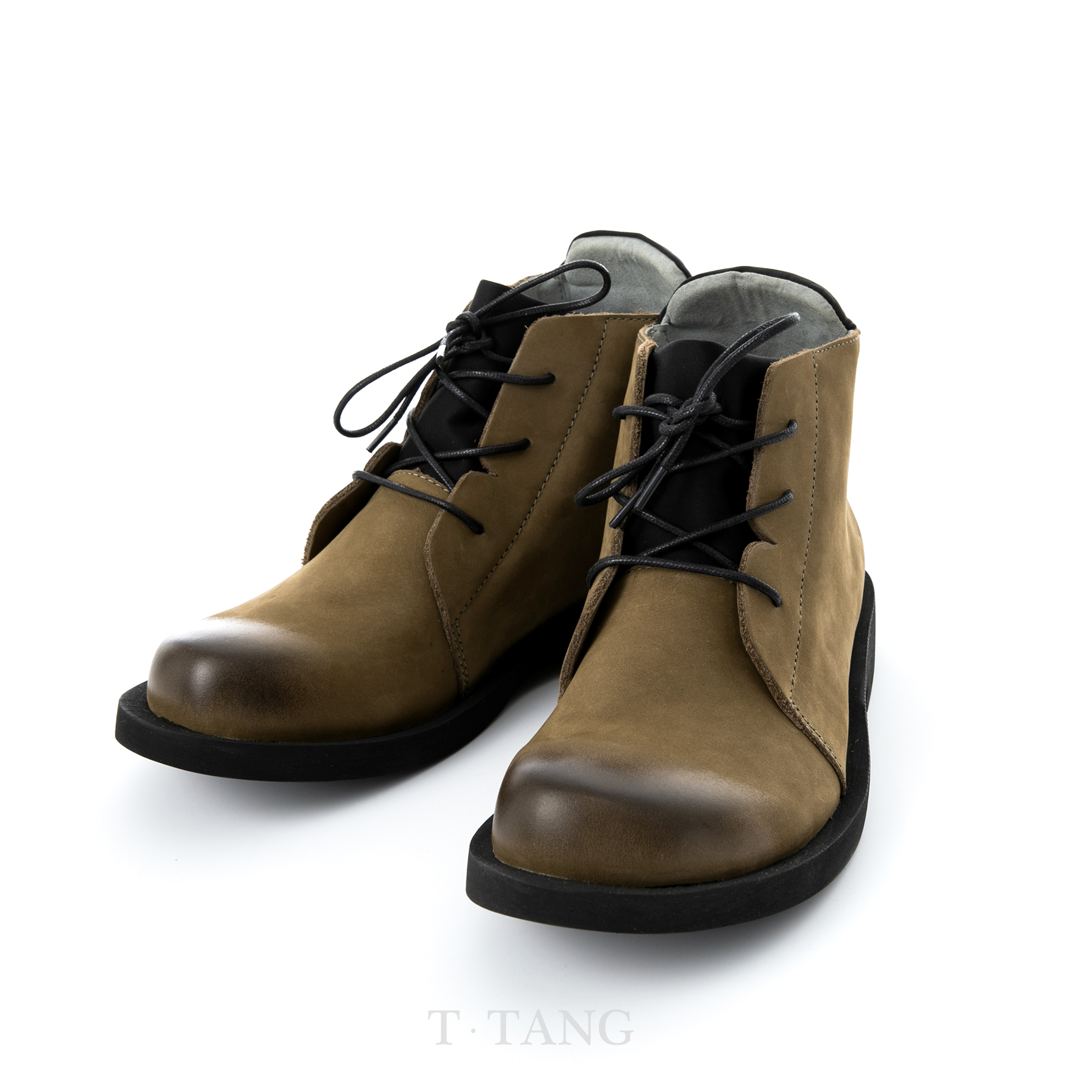 秋季高级感舒适英伦风高帮时尚简约牛皮复古女士牛皮鞋【281-1】x