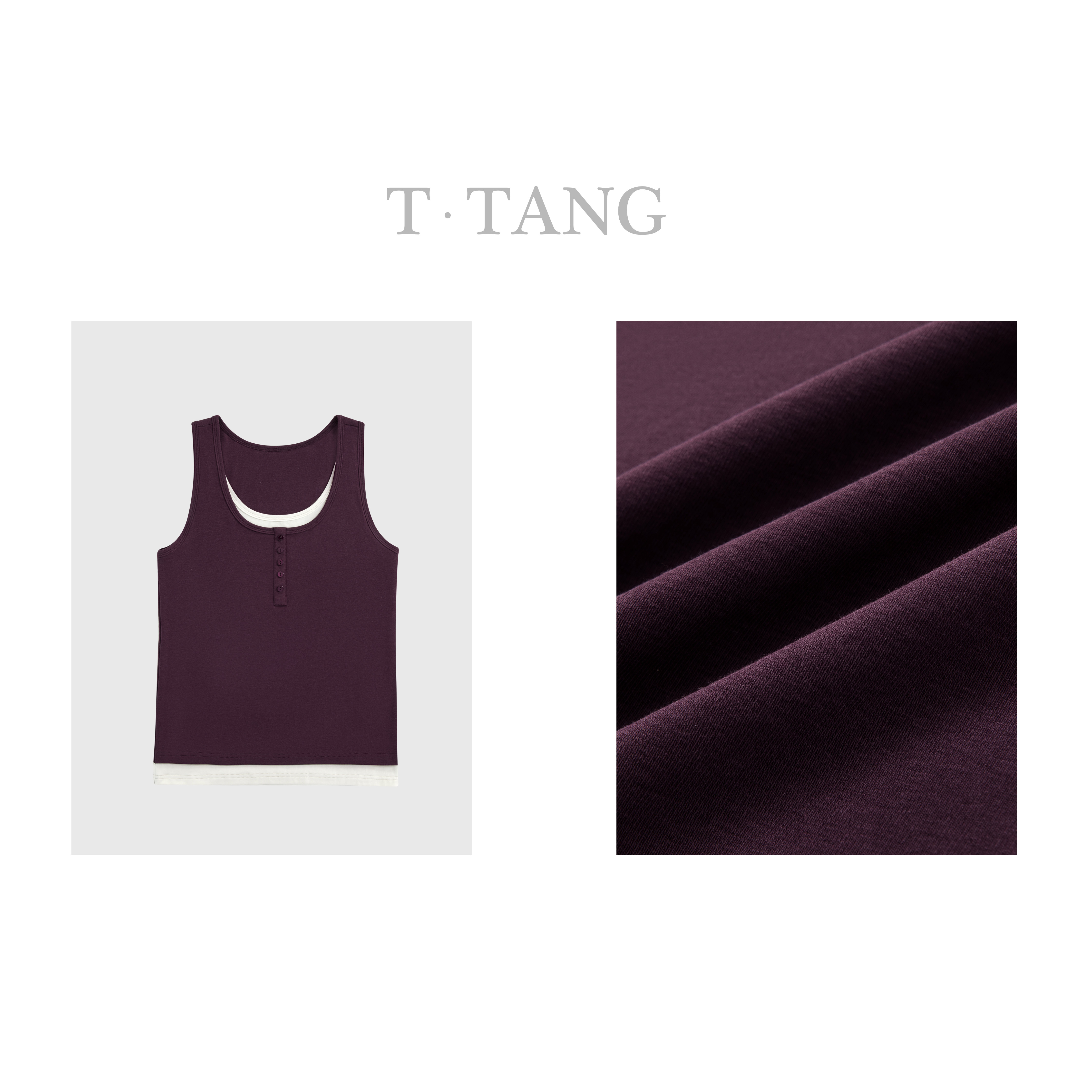 FL夏季220g法式罗纹棉时尚休闲运动女士宽松无袖吊带背心【6709】