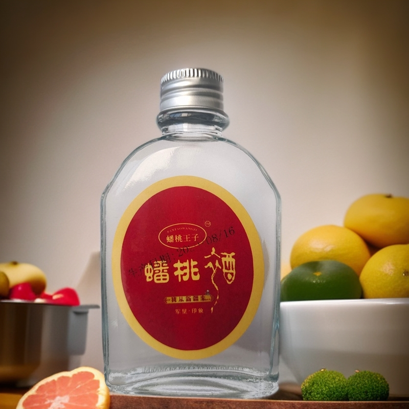 pantaowangzi/蟠桃王子新疆特产蟠桃酒单瓶厂家直销53度200ml