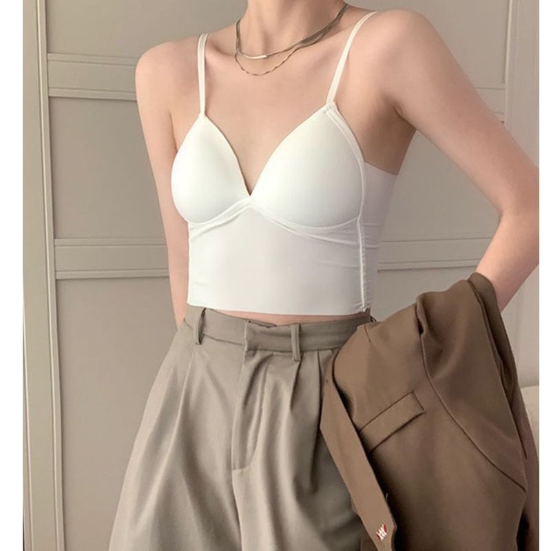 夏季新款性感白色背心小吊带女显瘦百搭聚拢美背外穿 HBZA909606