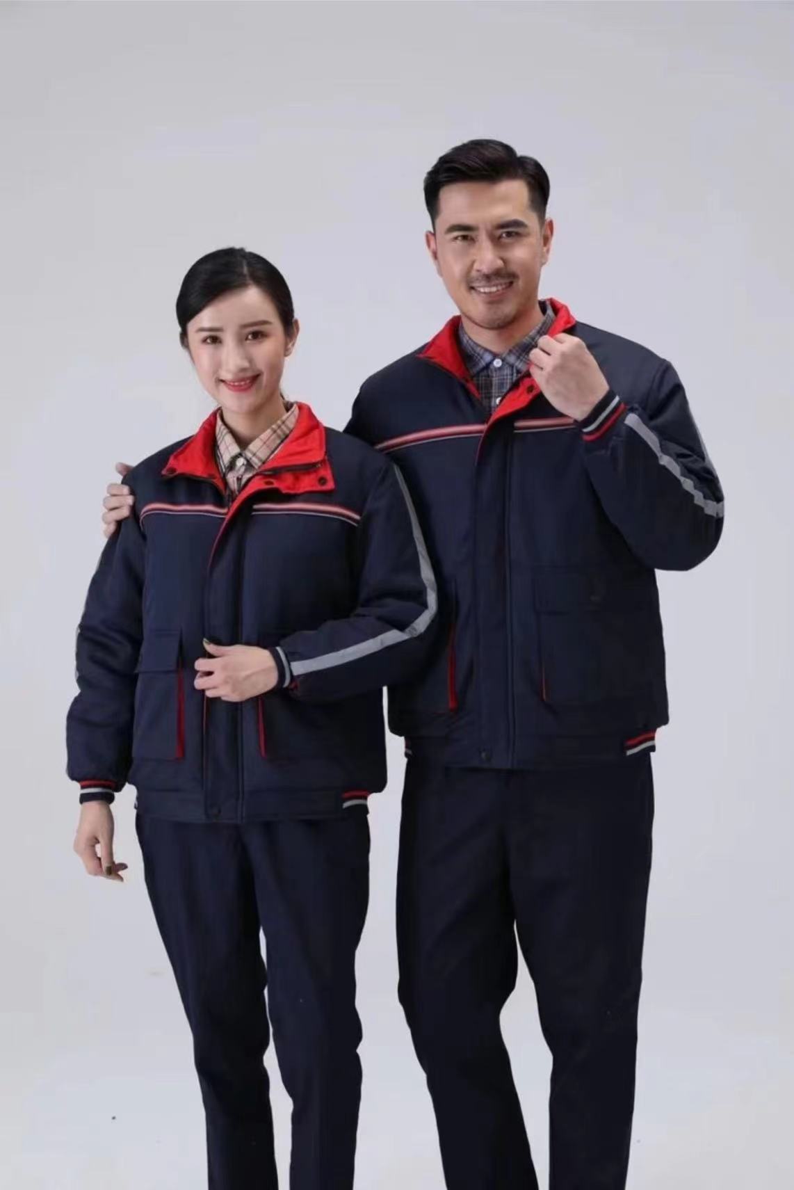 加油站防静电棉服工作服套装棉衣男女款加厚棉袄加气站冬