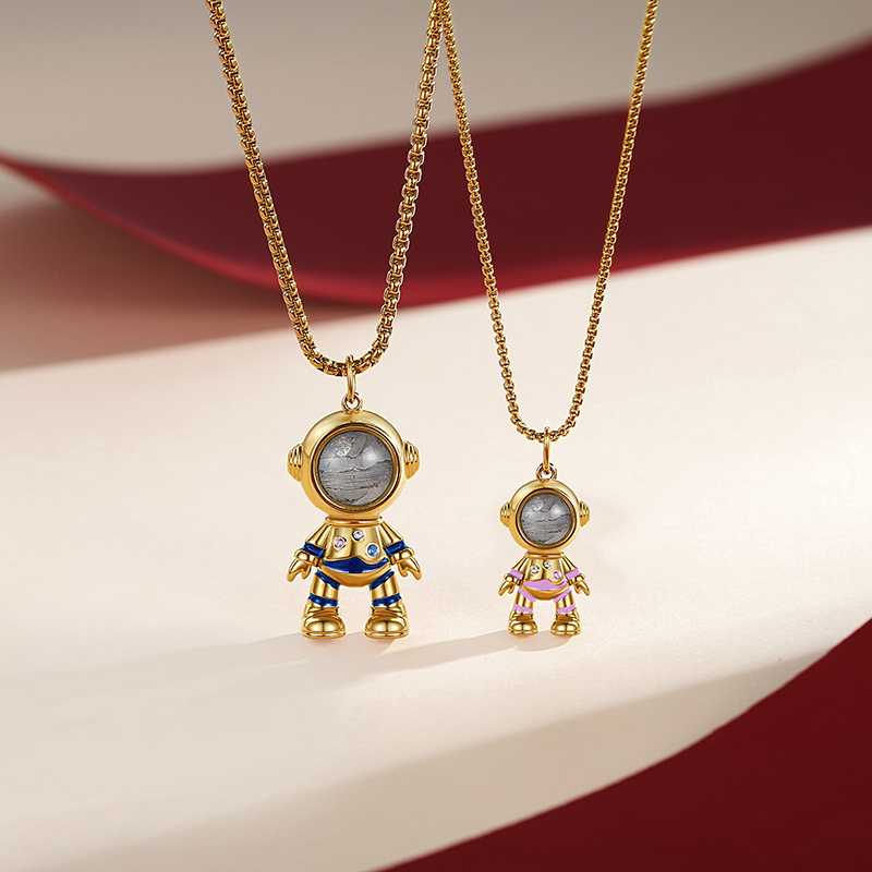 合金项链 轻奢小众时尚国风文创潮趣味收藏纪念品文创Y型