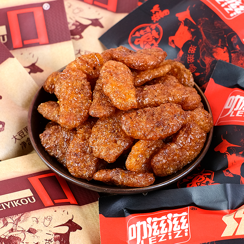 叻滋滋滋一口韩式素牛肉小零食素肉香菇肥牛辣条怀旧小吃休闲食品