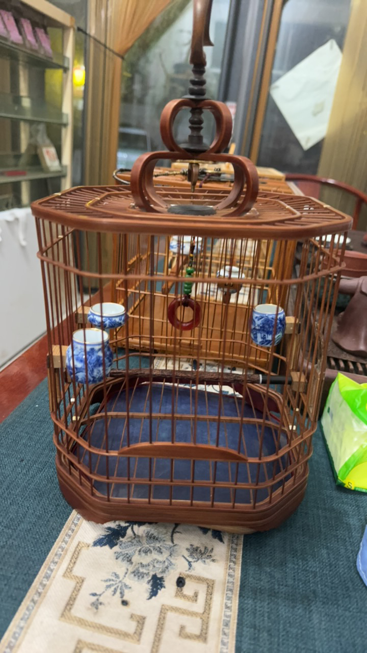 竹均约八方绣眼笼