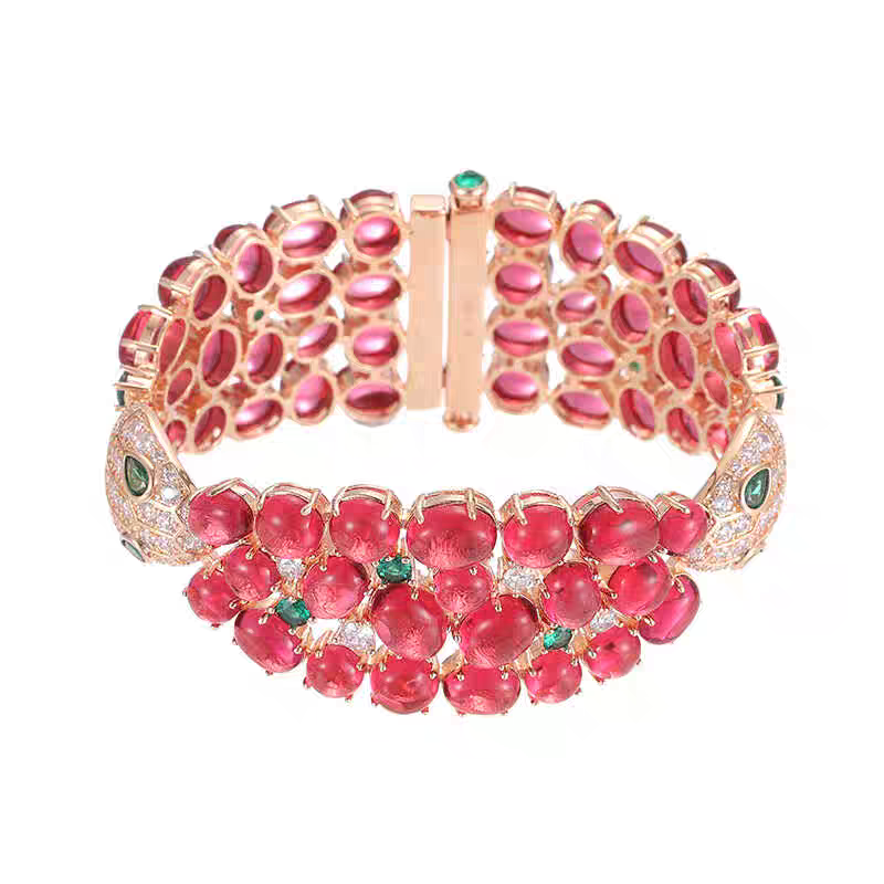 2726---18K金镶嵌百搭手镯