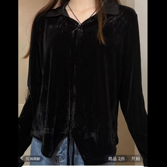 冬季新款时尚休闲显瘦气质女士修身百搭长袖丝绒打底小衫