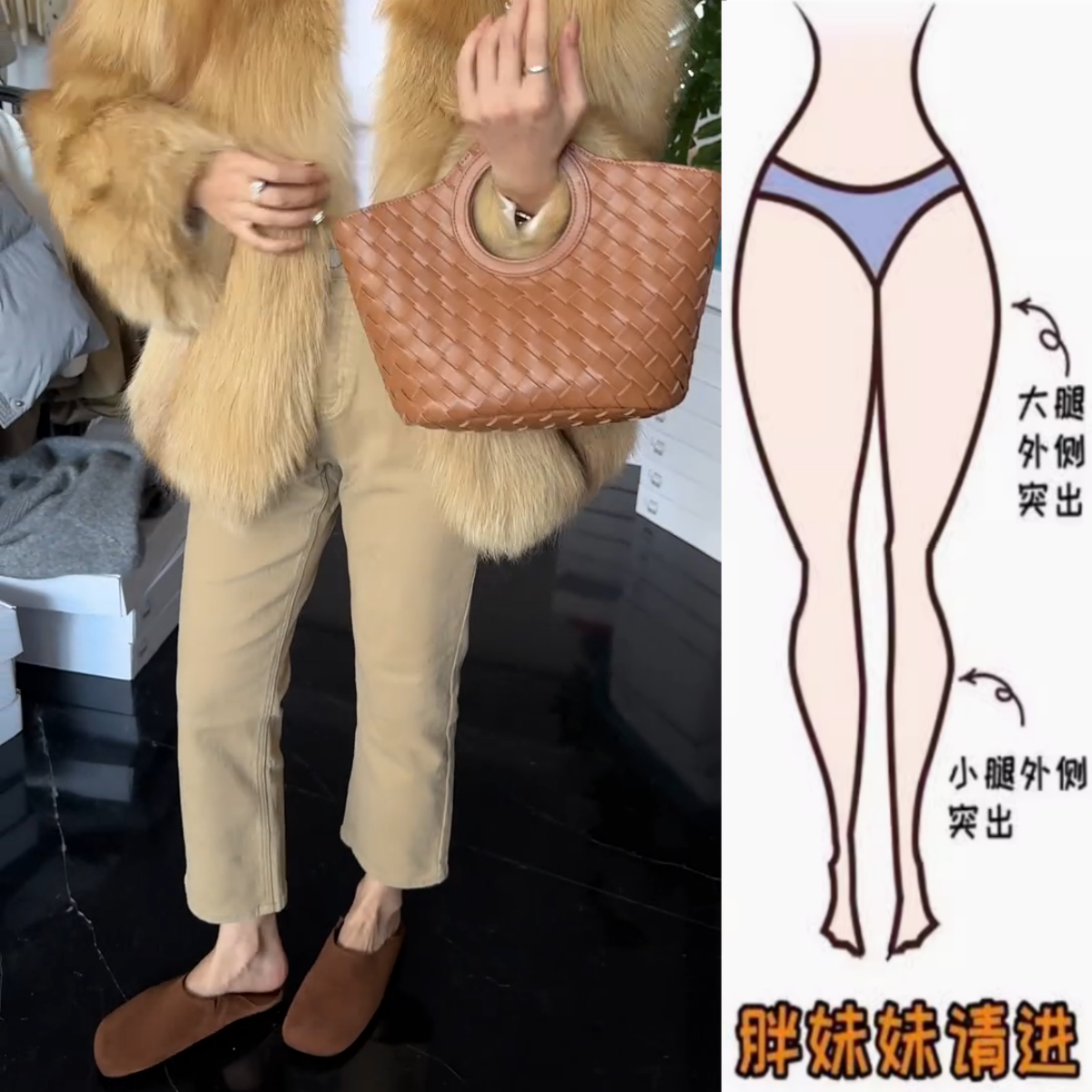 景倩妮卡其色直筒牛仔裤女2025年春季新款加绒高腰显瘦九分烟管裤