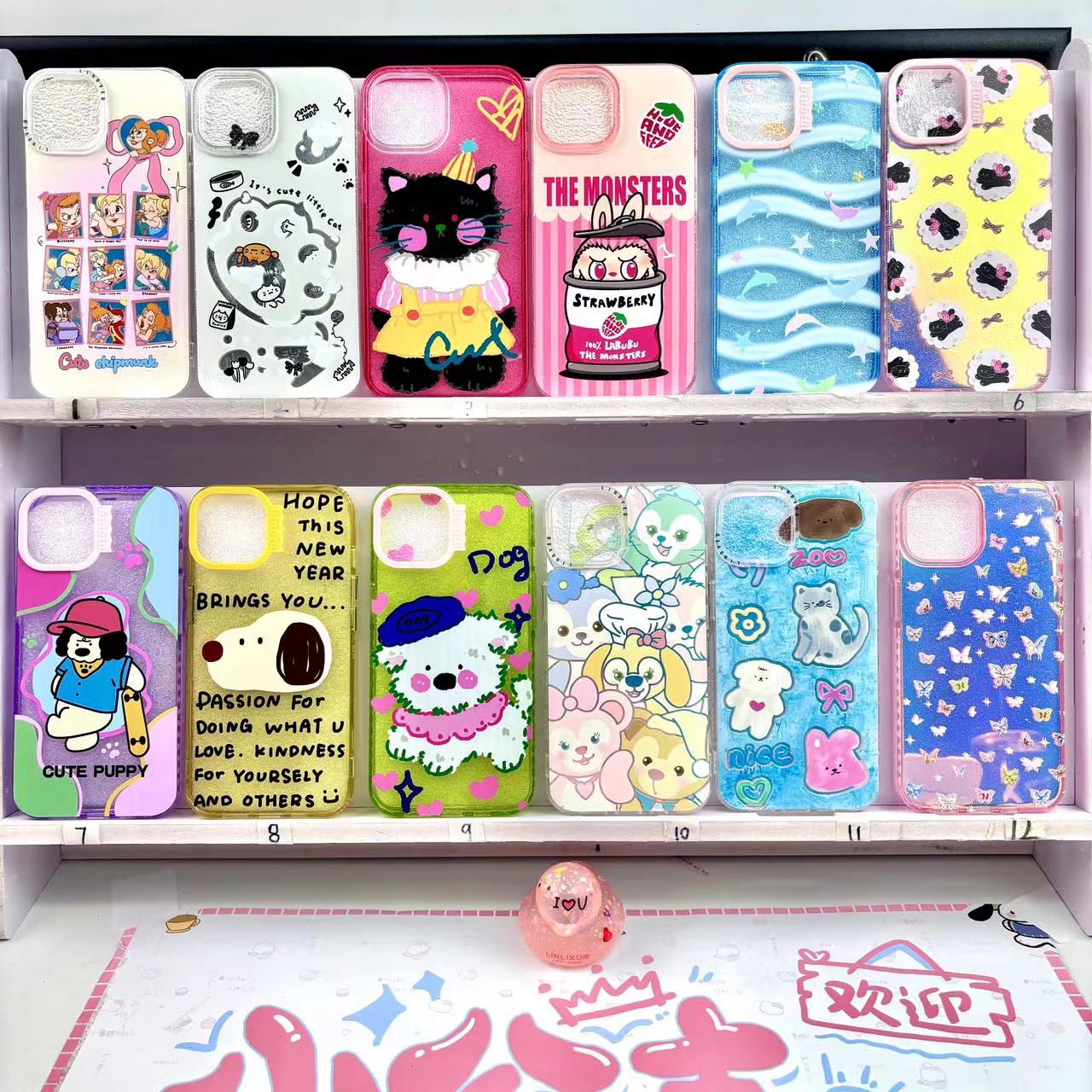 F【高货直播间自选1个】手机壳适用苹果型号防摔可爱卡通网红 