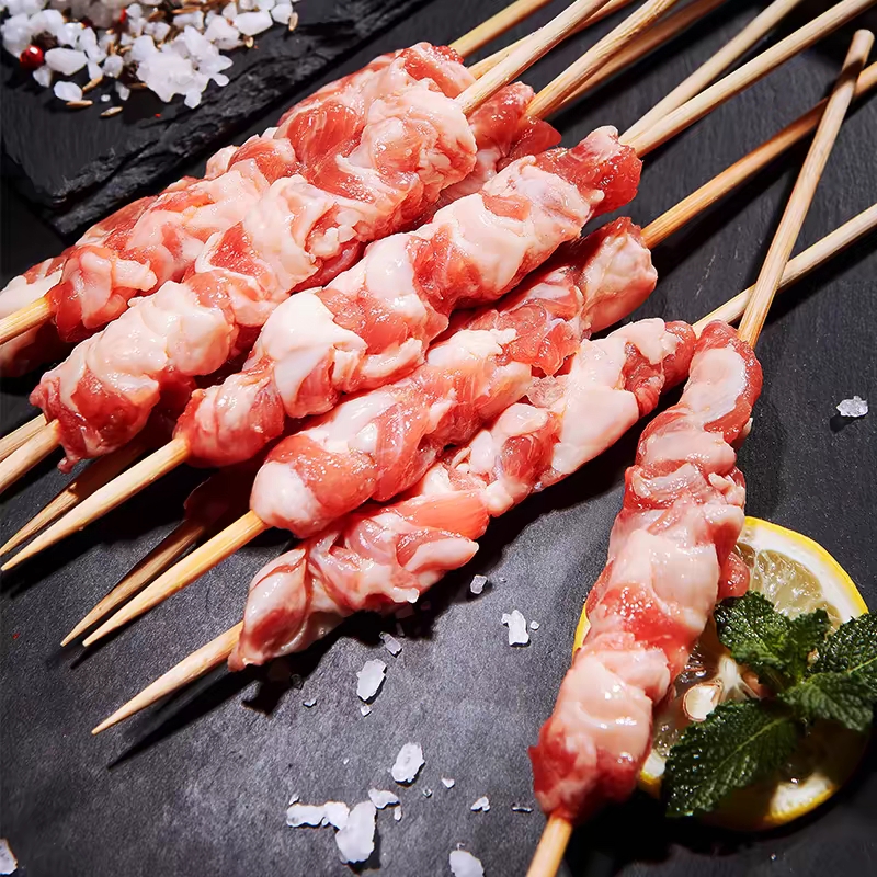 羊肉串新鲜牛肉串微腌制羊肉烤肉牛肉串半成品家庭户外烧烤食材