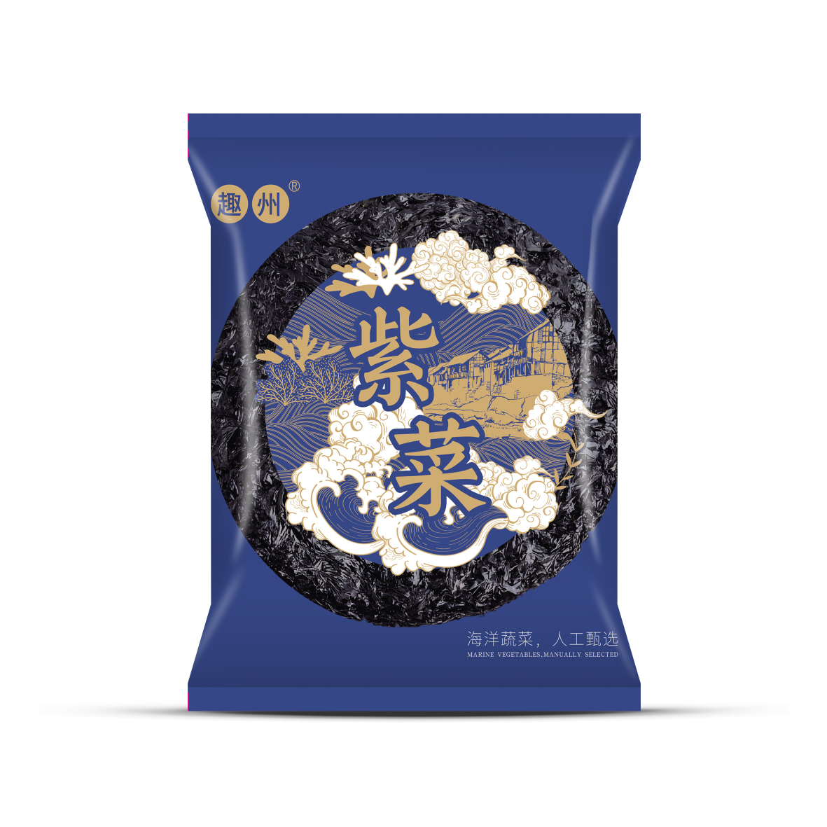 （福利品）头水紫菜干货无沙免洗冲泡煲汤用大分量优质水紫菜无料包