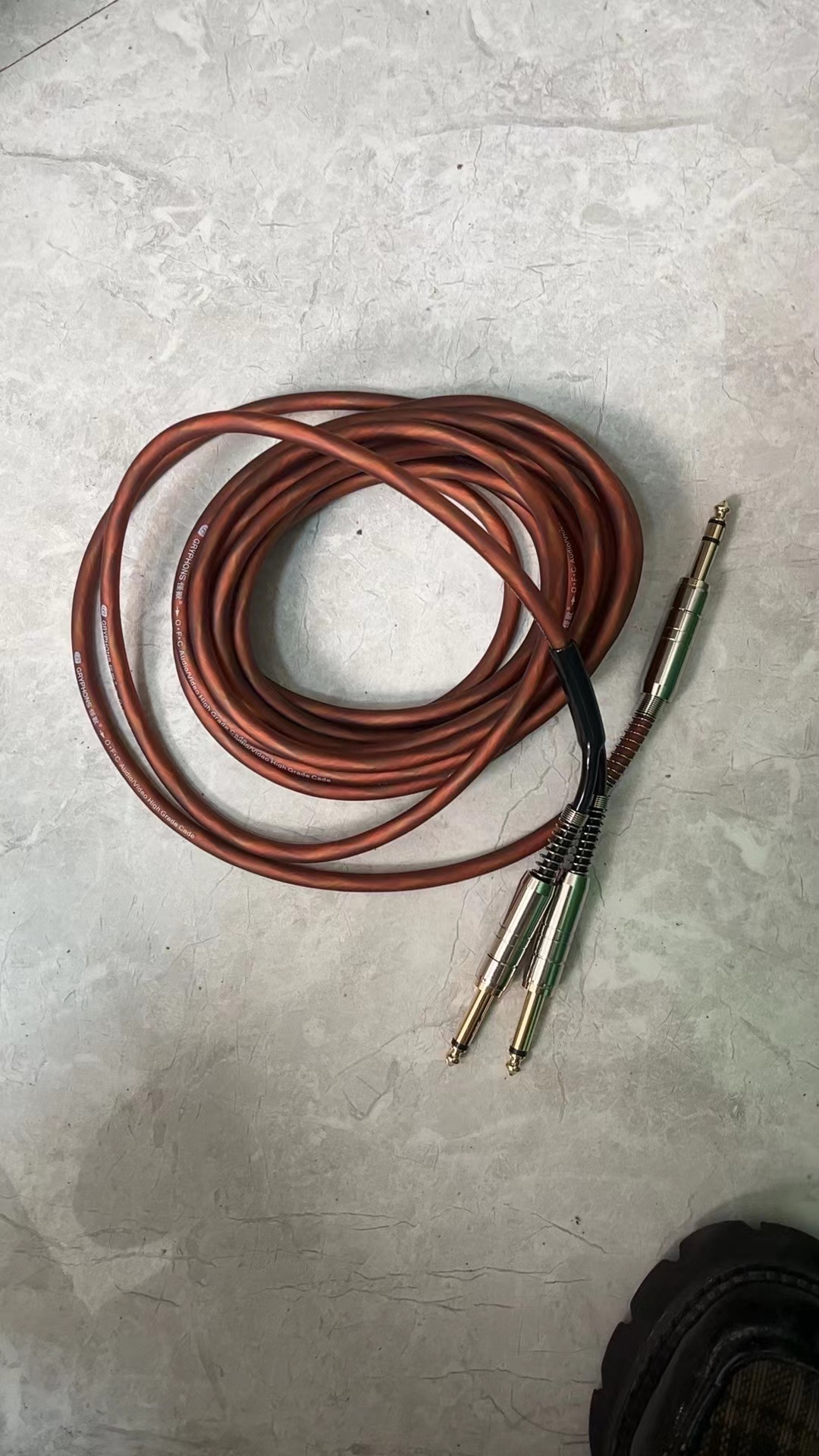 3米5米装美国进口怪兽三心芯带屏蔽 发烧音响信号线纯铜降噪线线