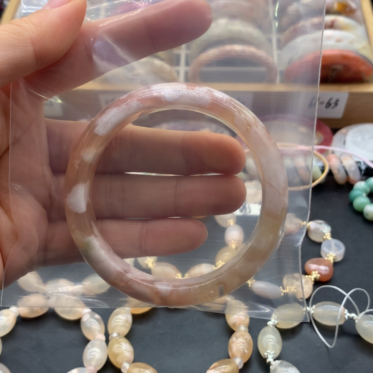 【闪购商品】玛瑙/玉髓手镯未镶嵌云****