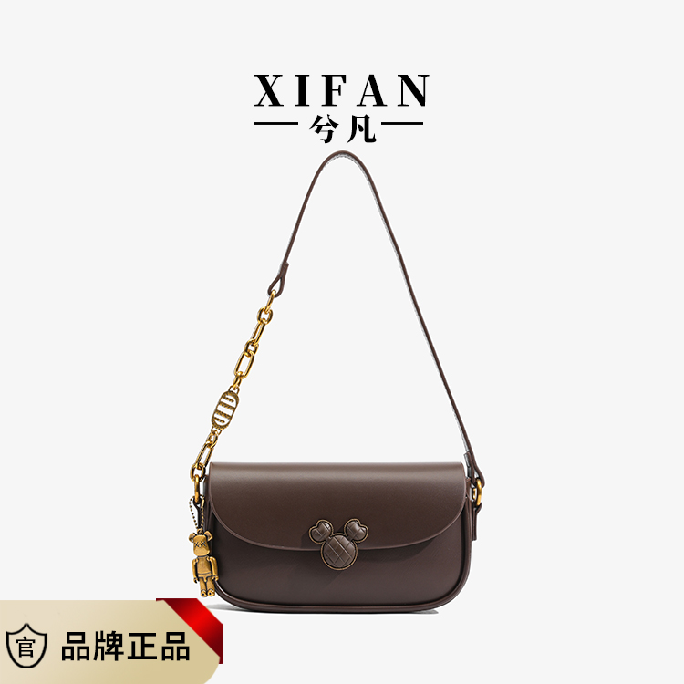 小众复古时尚包包女2023新款秋冬轻奢腋下法棍包高级感百搭单肩包