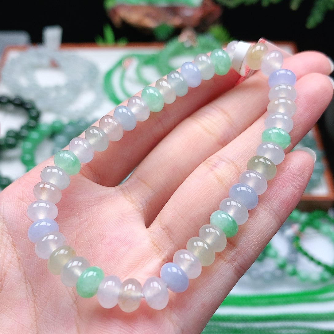 翡翠手链未镶嵌手链