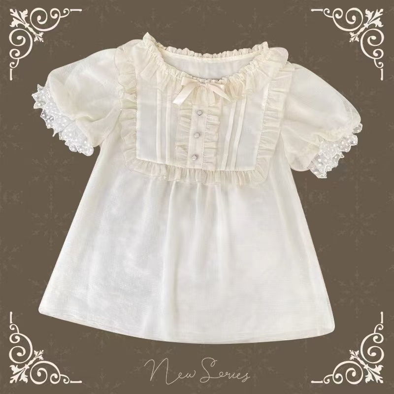 Lolita专属内搭搭配公主时尚气质白色背心