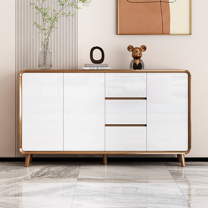 餐边柜现代简约客厅收纳柜靠墙一体储物柜厨房置物柜茶水柜大容量