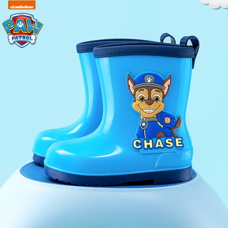 PAW PATROL/汪汪队立大功儿童雨鞋宝宝防滑雨靴学生雨天防水胶鞋