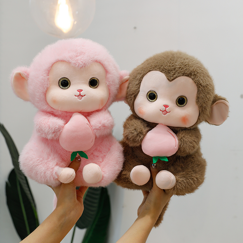 可爱小猴子毛绒公仔玩具创意玩偶可爱娃娃送男女生日礼物儿童抱枕