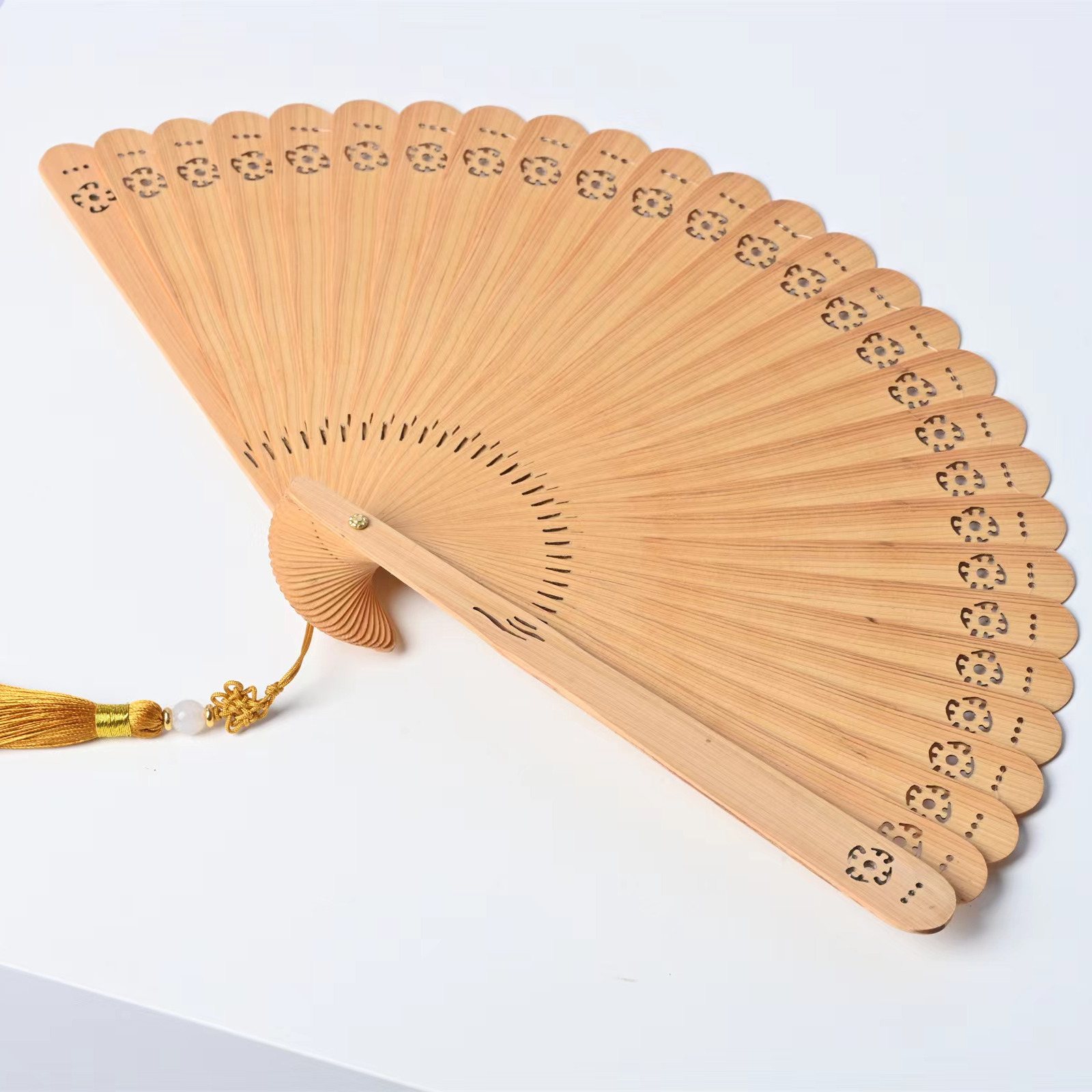 复古太行崖柏扇子