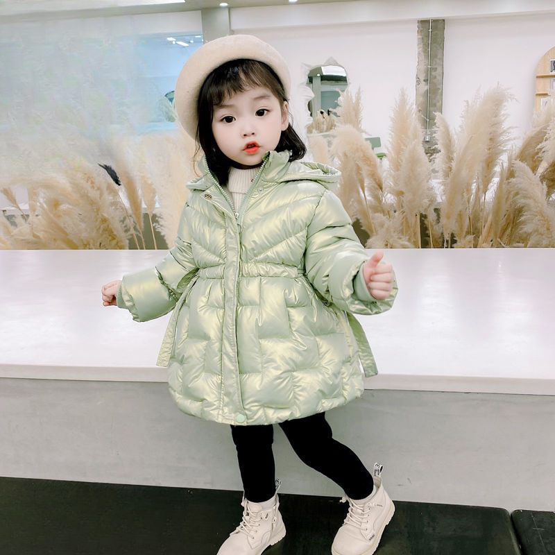 时尚女童加绒棉衣公主儿童冬装女宝宝棉服小童棉袄加厚洋气外套