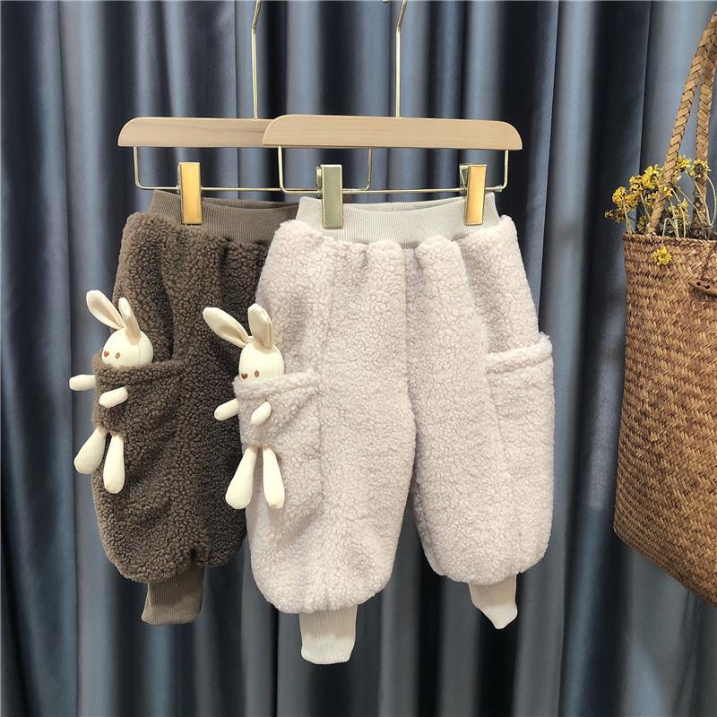 【巴啦甄选】宝宝棉裤加厚北方婴儿加绒加厚裤子中小童哈伦裤保暖