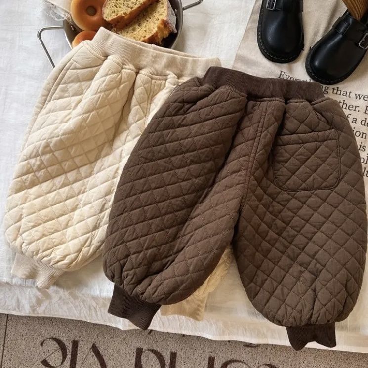 【冬季大促】儿童棉裤宝宝加绒裤子冬季新款男童洋气外穿加厚长裤