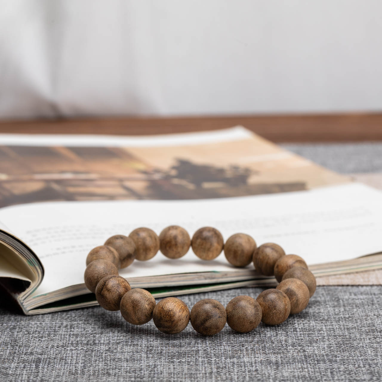 【悟空众筹】 海南伽罗巨木单圈 沉香手串 文玩手串