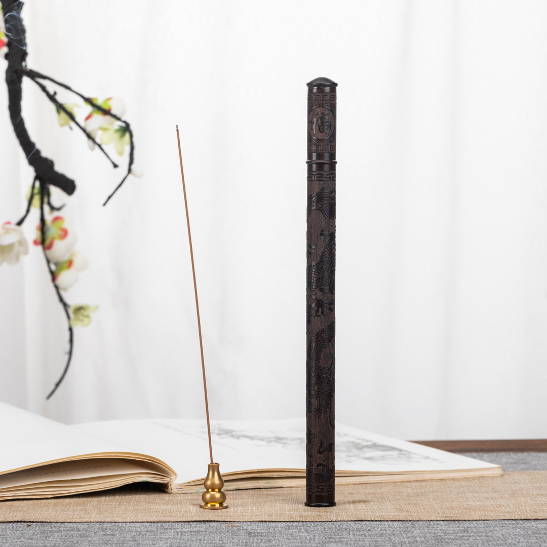 【悟空沉香 】鎏金岁月 越南金丝黄奇楠种线香50g 沉香线香 囤货装